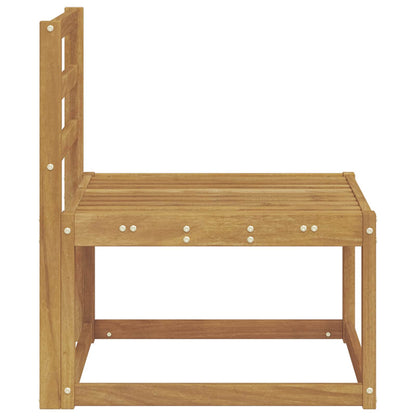 Buiten Midden Sofa Massief Acaciahout Wit 59 x 63 x 73 cm
