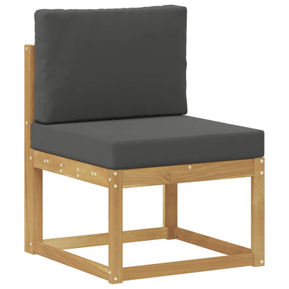 Buiten bankenset Wit en antracietkleurig 59 x 63 x 73 cm