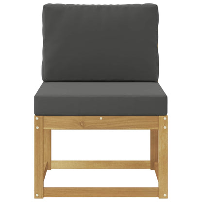 Buiten bankenset Wit en antracietkleurig 59 x 63 x 73 cm
