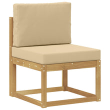 Buiten bankenset Wit en Beige 59 x 63 x 73 cm