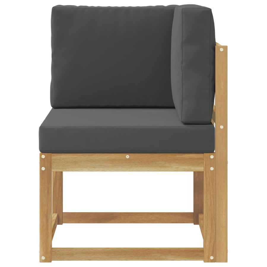 Buiten Hoek Sofa Massief Acaciahout Wit