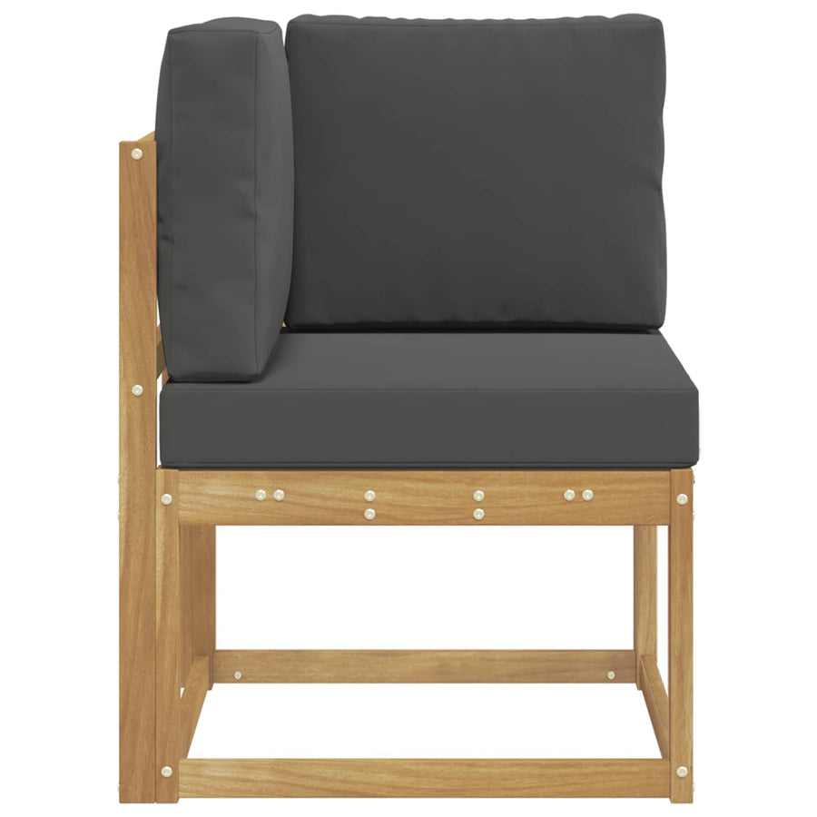 Buiten Hoek Sofa Massief Acaciahout Wit