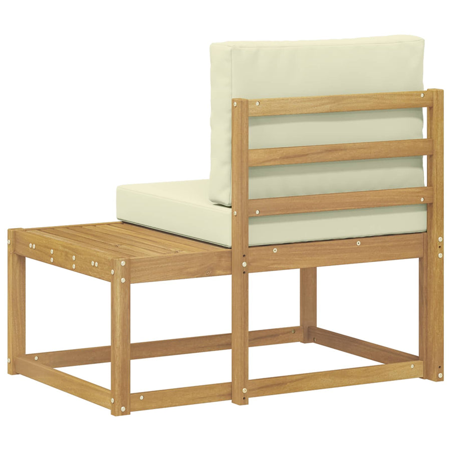 Buiten Eind Sofa Wit 91 x 63 x 73 cm Massief Acaciahout
