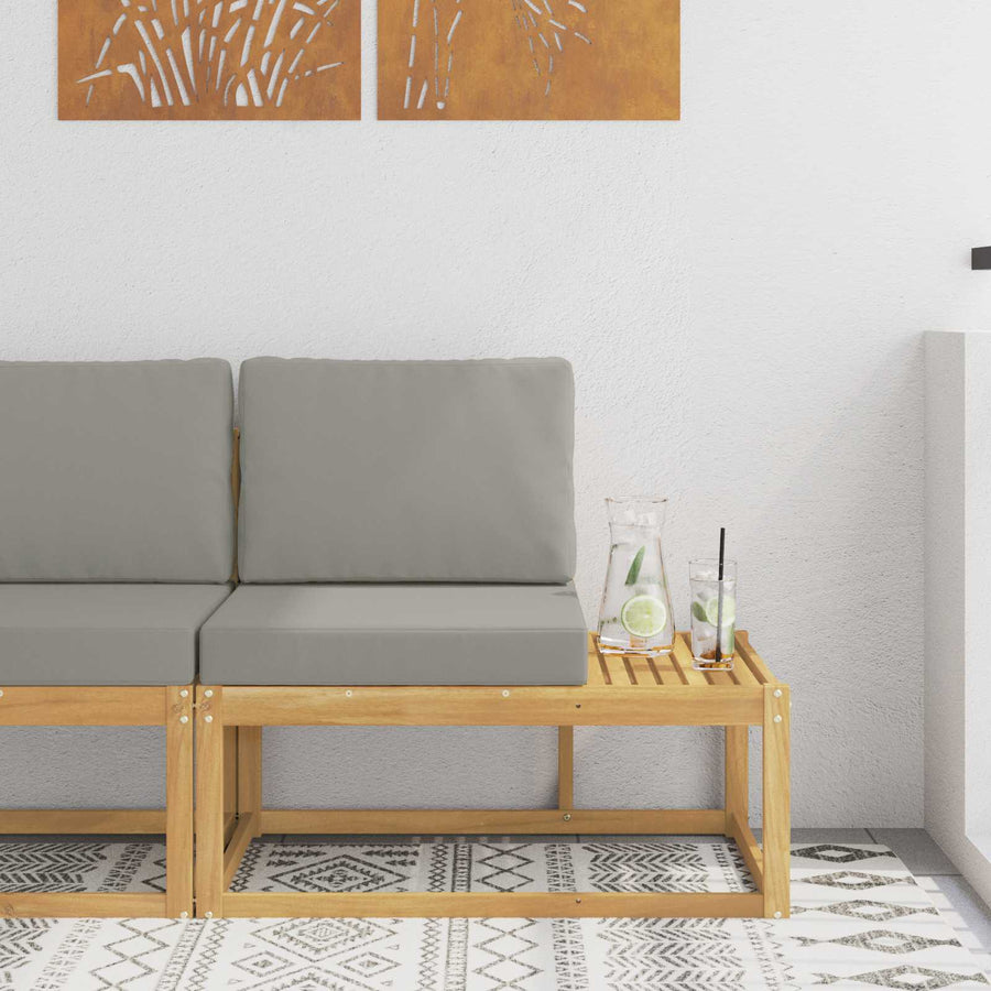 Buiten Eind Sofa Wit 91 x 63 x 73 cm Massief Acaciahout