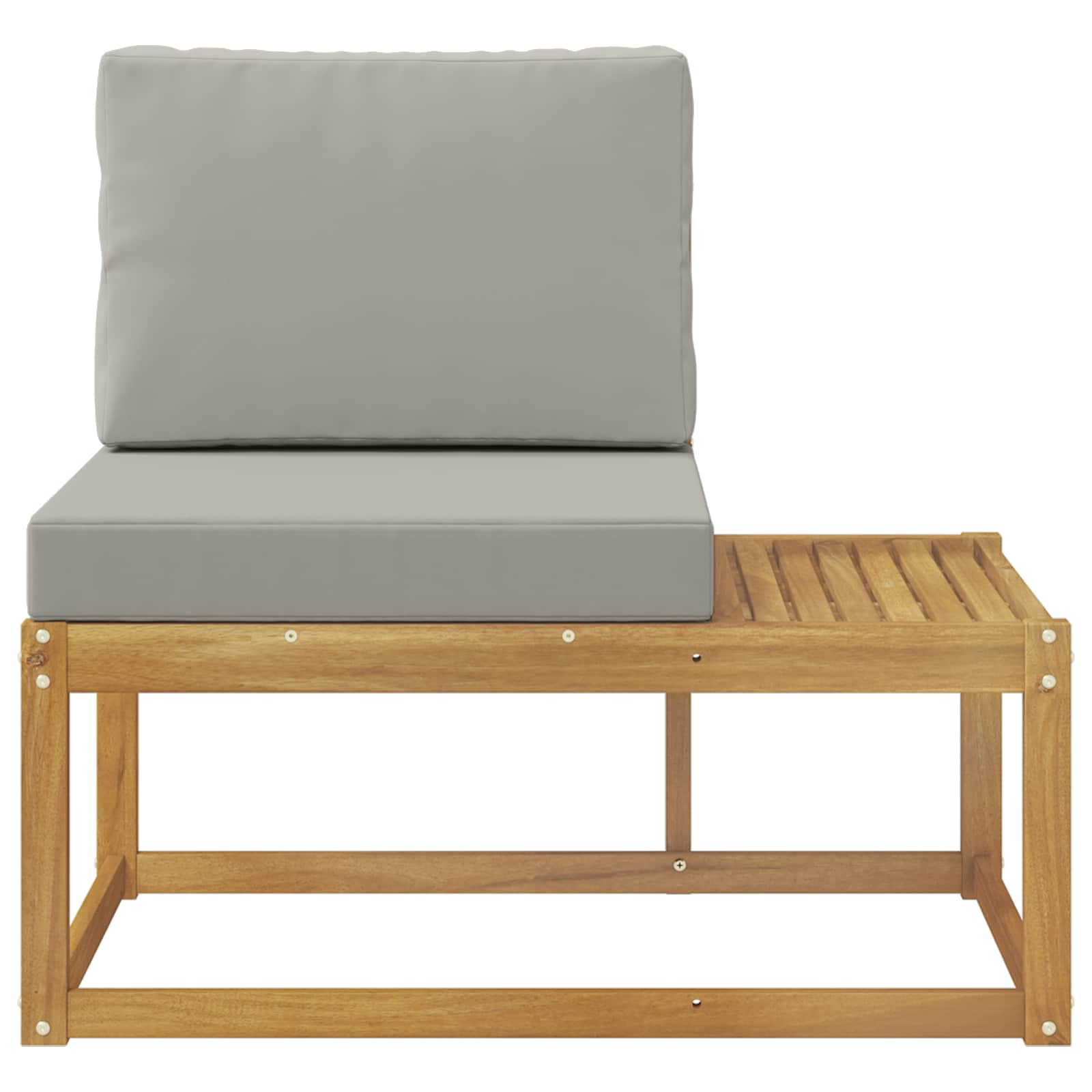 Buiten Eind Sofa Wit 91 x 63 x 73 cm Massief Acaciahout