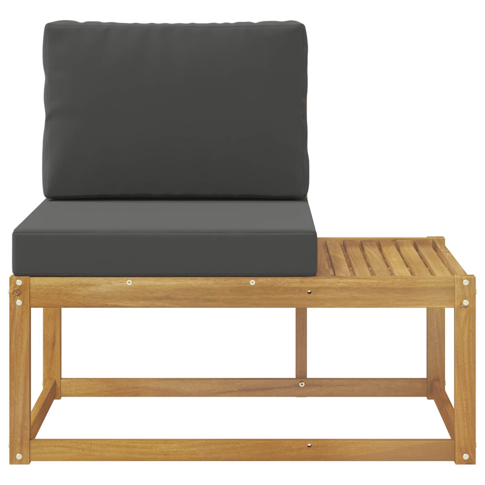 Buiten Eind Sofa Wit 91 x 63 x 73 cm Massief Acaciahout