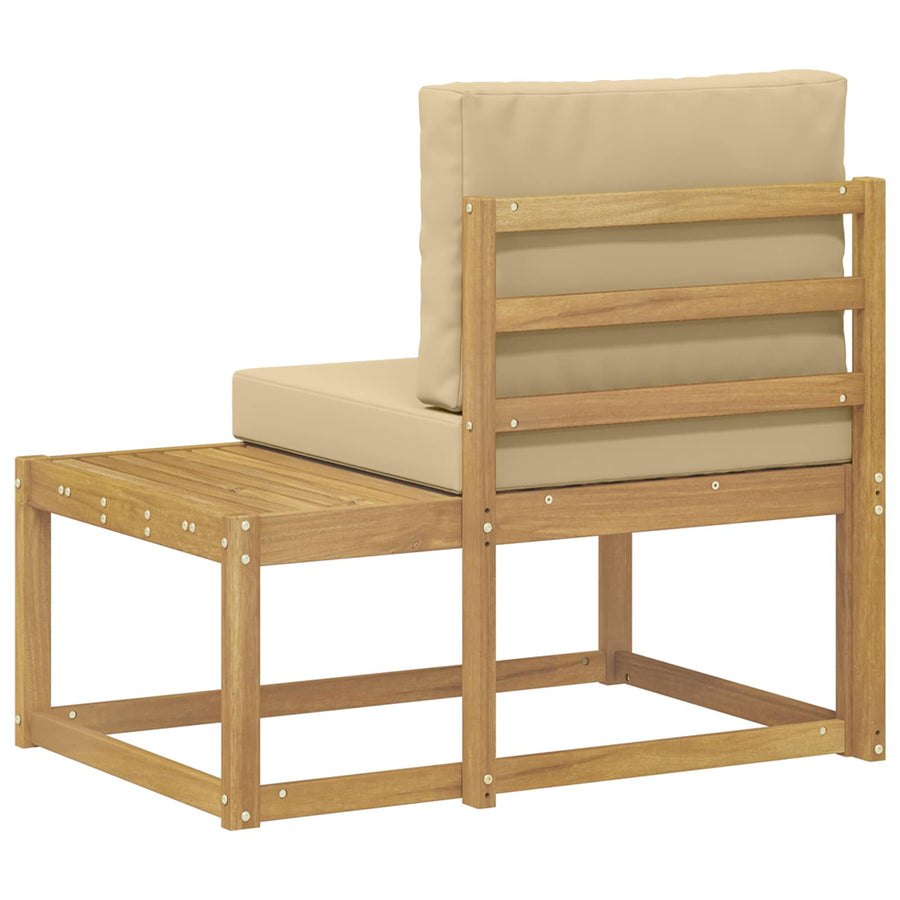 Buiten Eind Sofa Wit 91 x 63 x 73 cm Massief Acaciahout