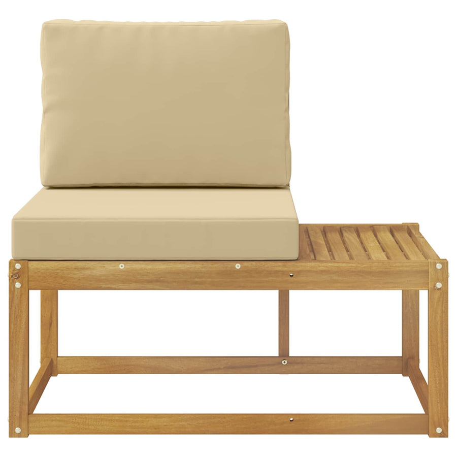 Buiten Eind Sofa Wit 91 x 63 x 73 cm Massief Acaciahout