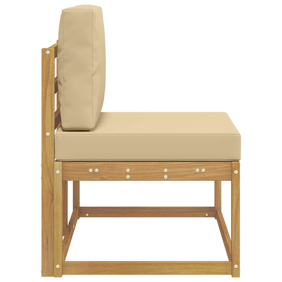 Buiten Eind Sofa Wit 91 x 63 x 73 cm Massief Acaciahout