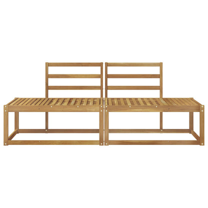 Buiten Eind Sofa 2 Stuk Wit 182,5 x 63 x 73 cm