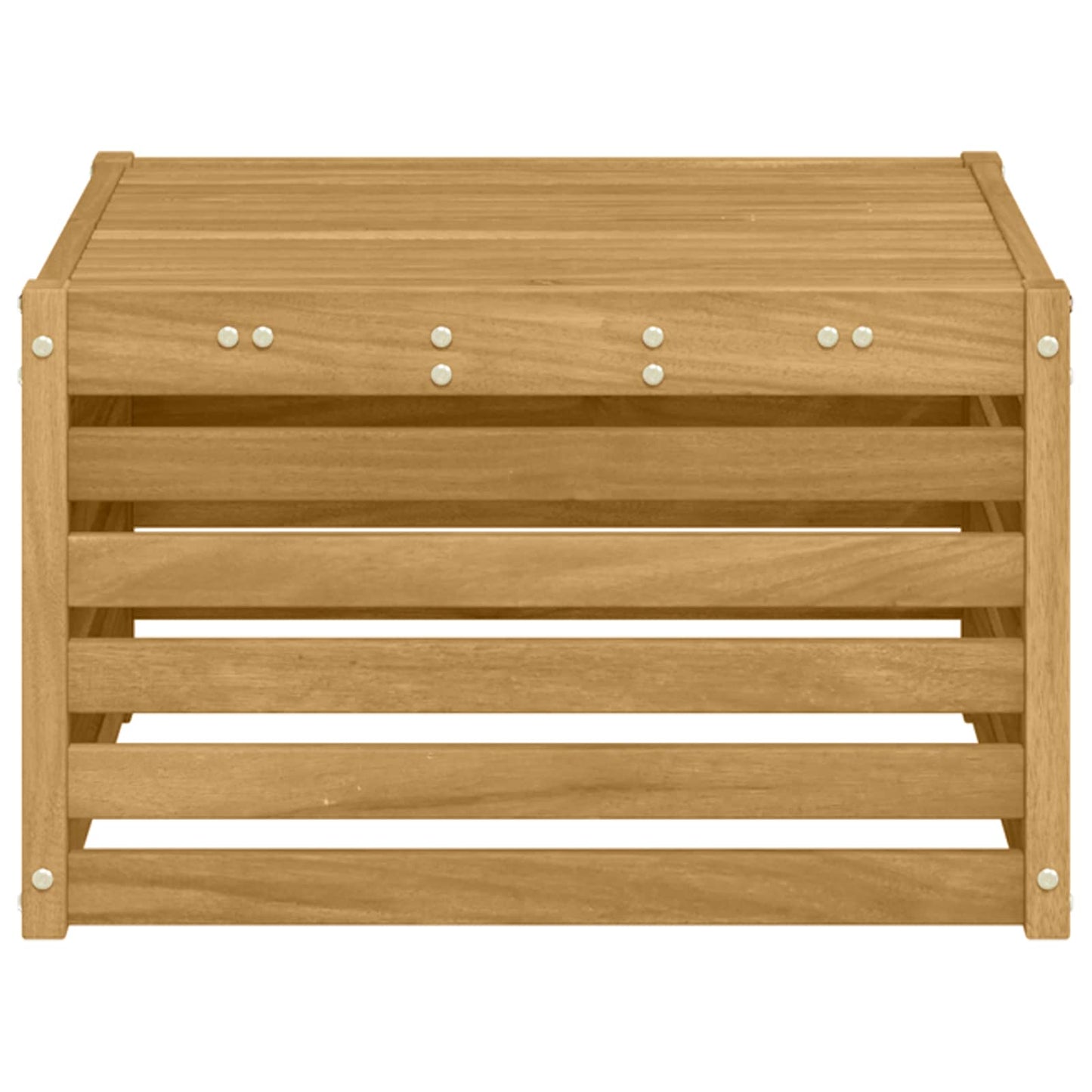 Buiten Tafel Massief Acaciahout Wit 59 x 59 x 37 cm
