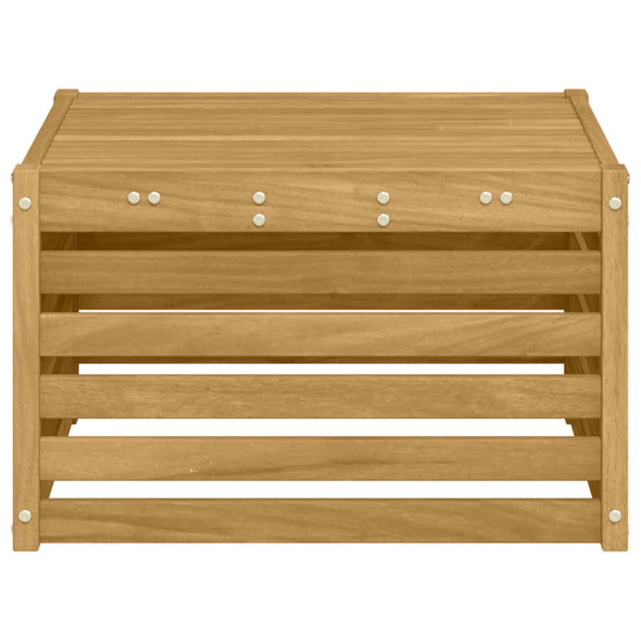 Buiten Tafel Massief Acaciahout Wit 59 x 59 x 37 cm
