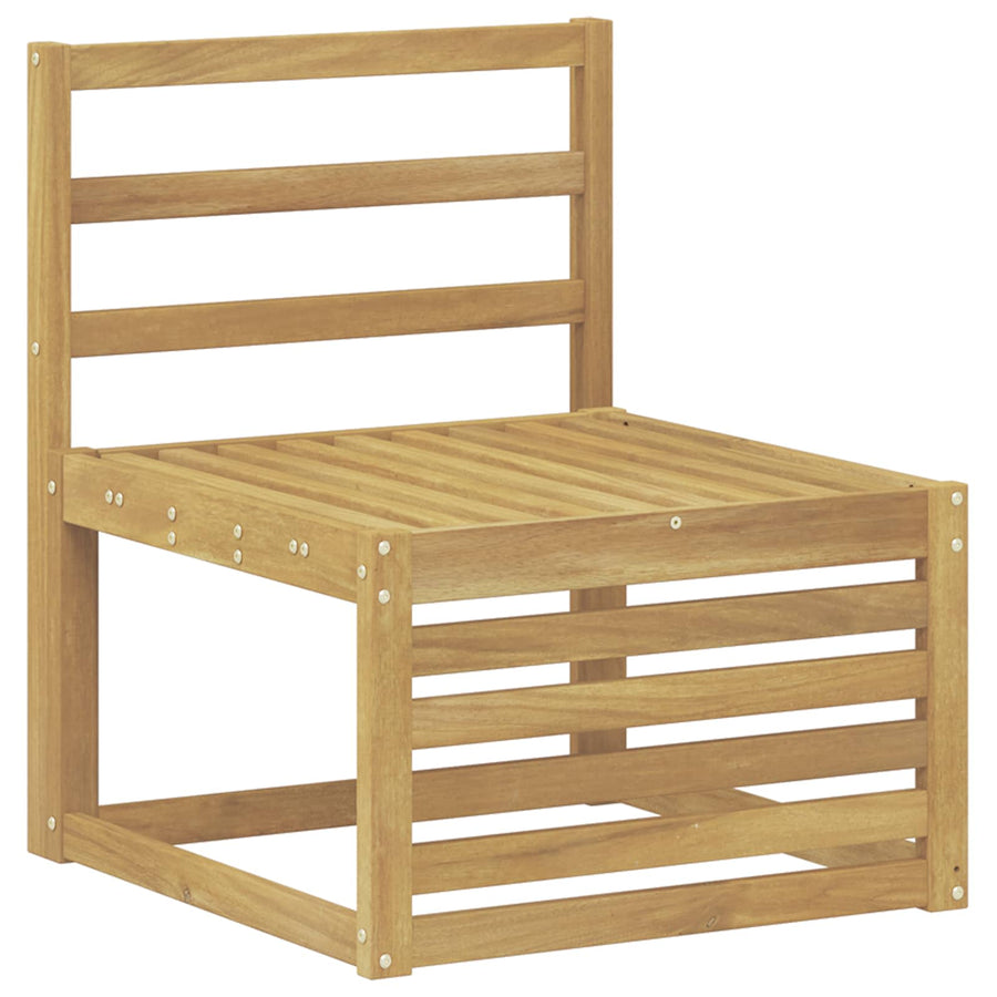 Buiten Midden Sofa Massief Acaciahout Wit 63 x 59 x 73 cm