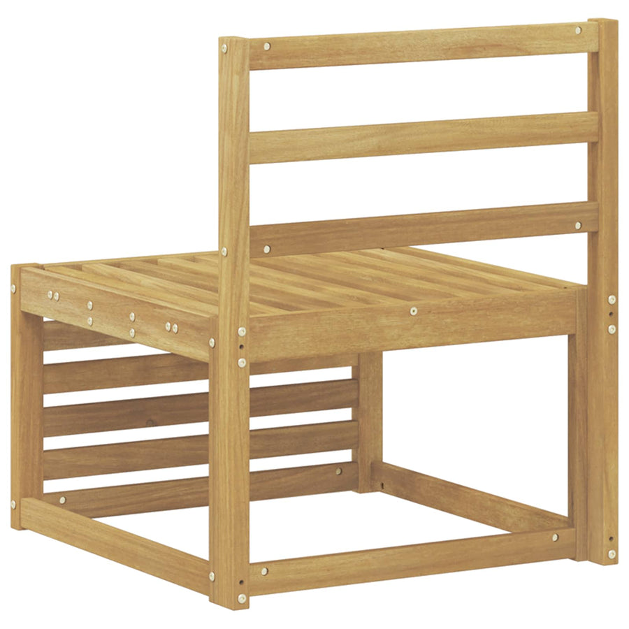 Buiten Midden Sofa Massief Acaciahout Wit 63 x 59 x 73 cm