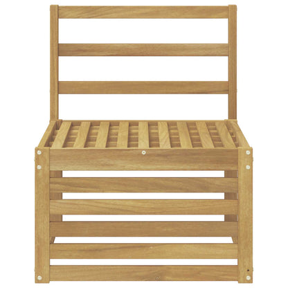 Buiten Midden Sofa Massief Acaciahout Wit 63 x 59 x 73 cm