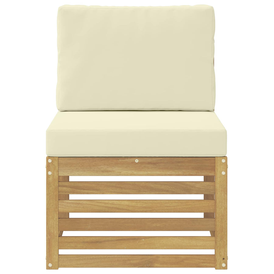 Buiten Midden Sofa Massief Acaciahout Wit