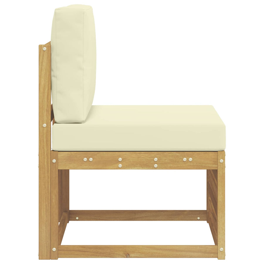 Buiten Midden Sofa Massief Acaciahout Wit