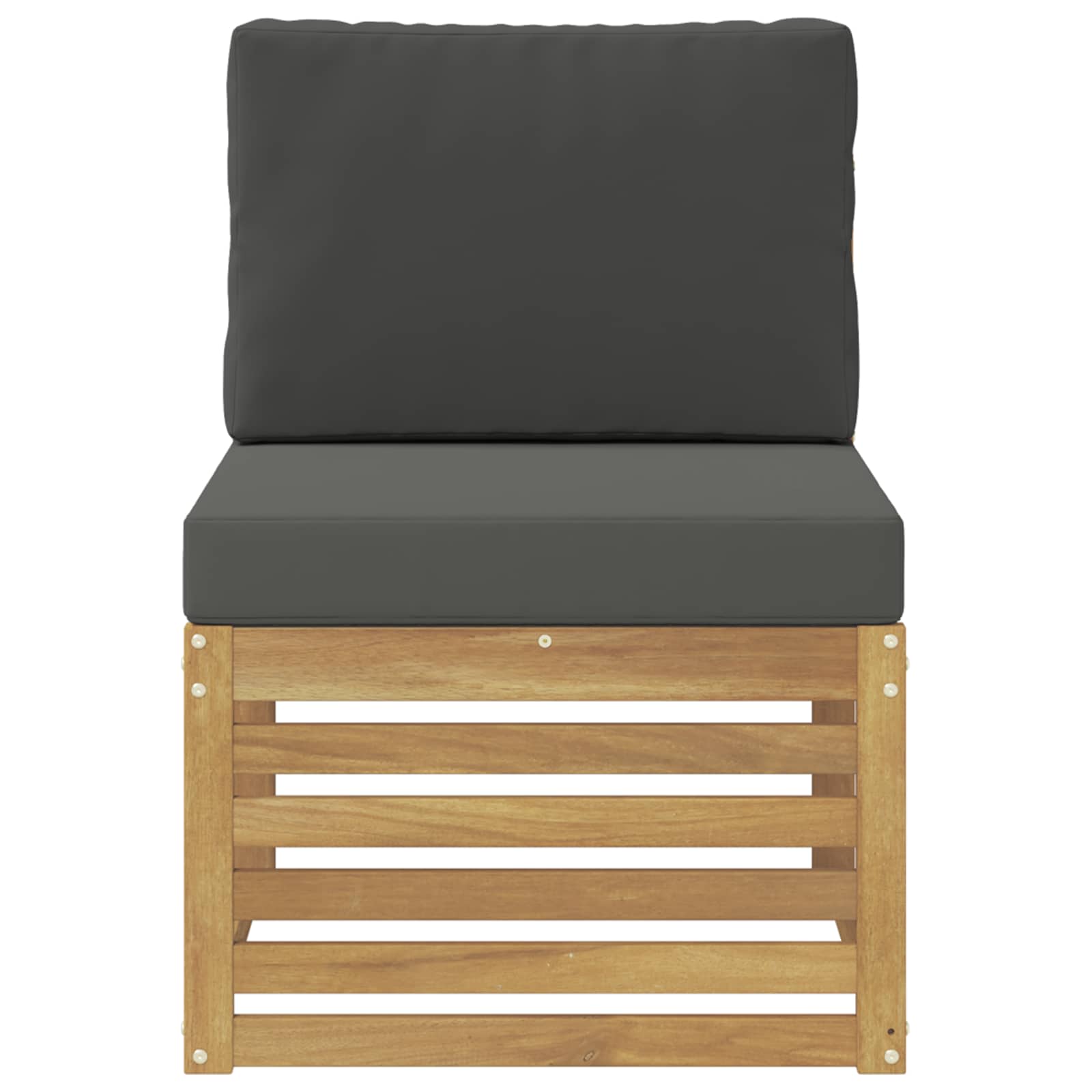 Buiten Midden Sofa Massief Acaciahout Wit