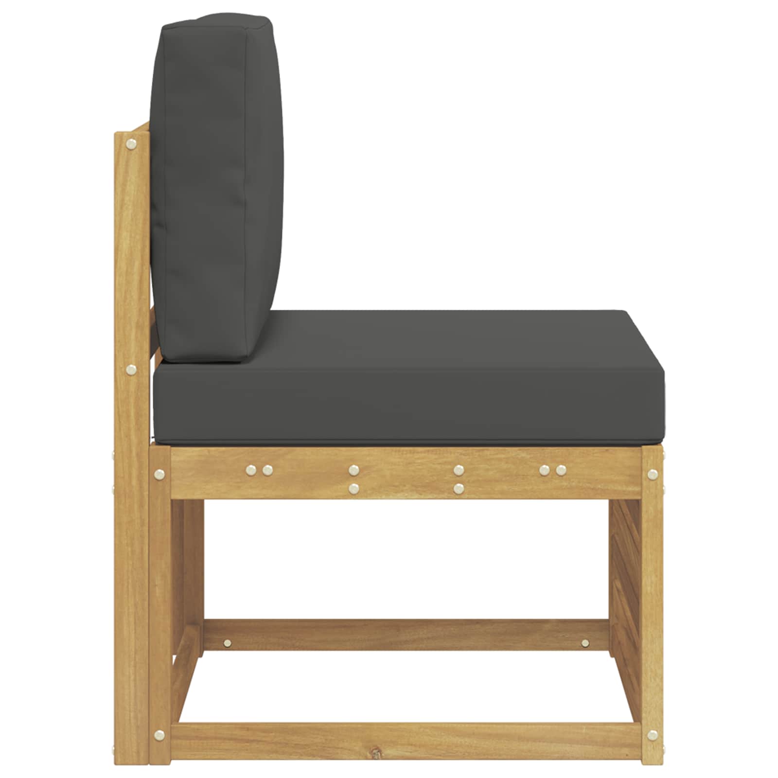 Buiten Midden Sofa Massief Acaciahout Wit