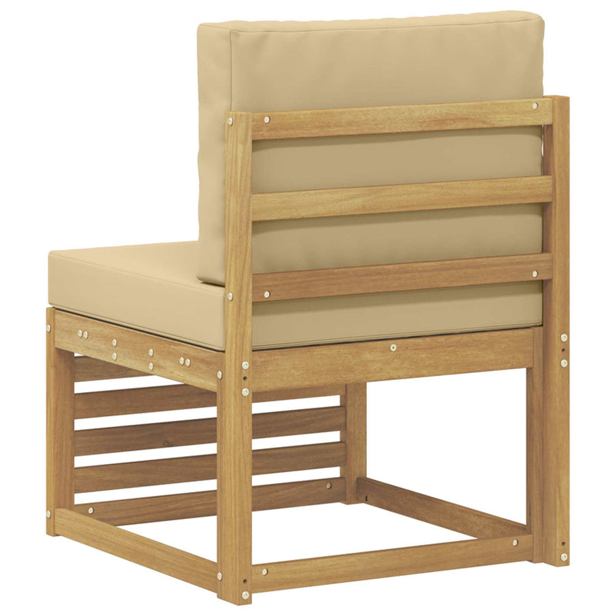 Buiten Midden Sofa Massief Acaciahout Wit