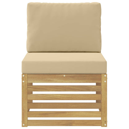 Buiten Midden Sofa Massief Acaciahout Wit
