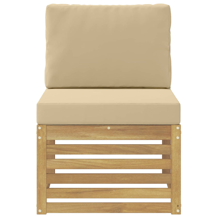 Buiten Midden Sofa Massief Acaciahout Wit