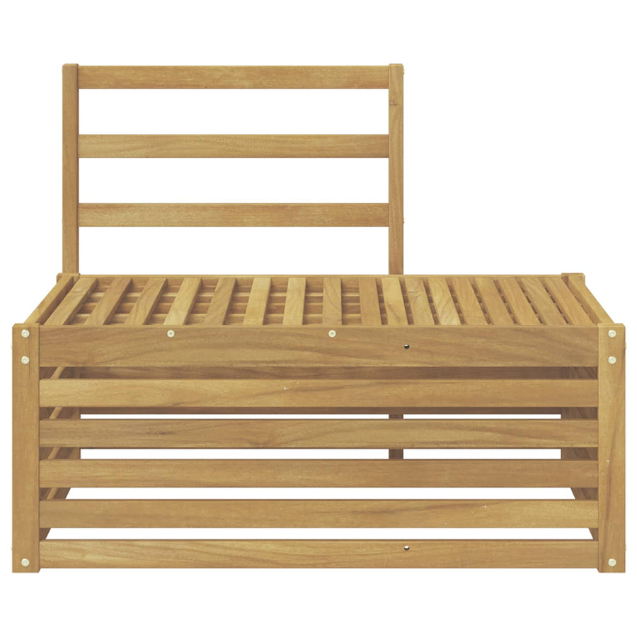 Buiten bankenset Wit 91 x 63 x 73 cm Massief Acaciahout