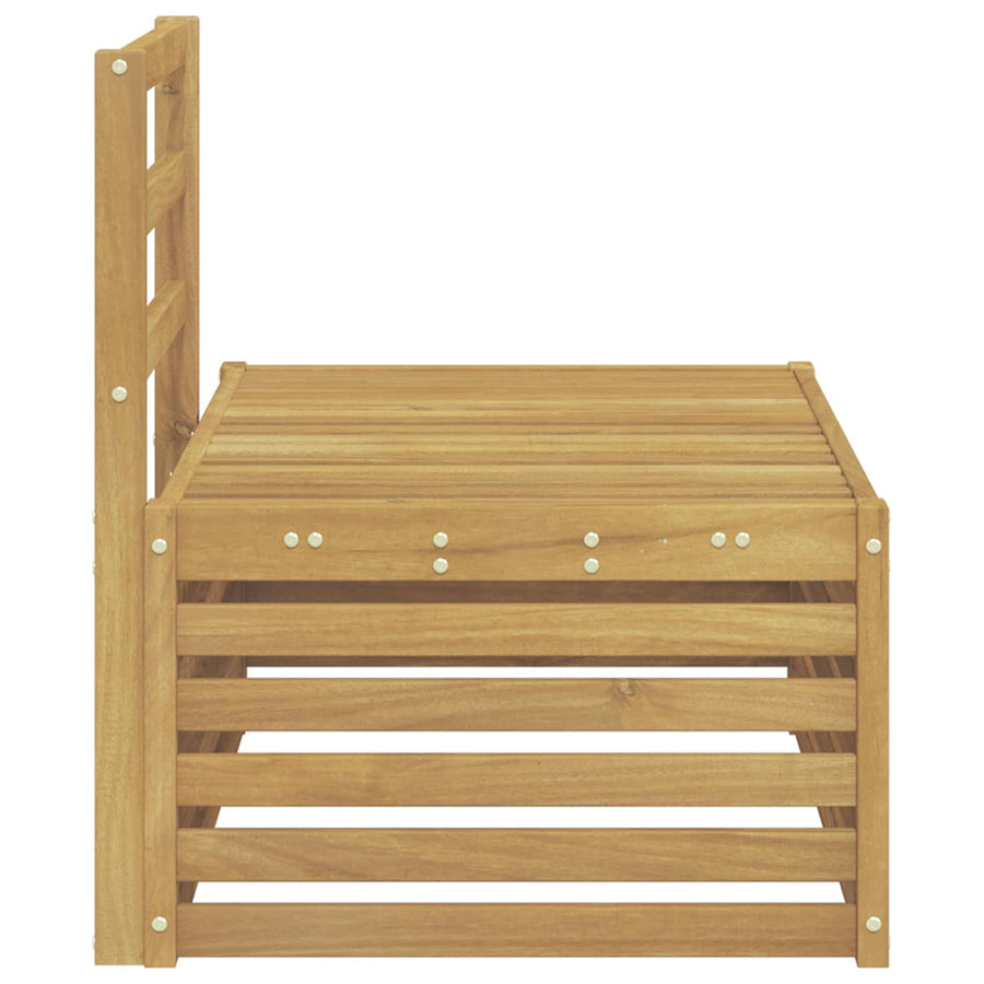 Buiten bankenset Wit 91 x 63 x 73 cm Massief Acaciahout