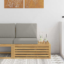 Buiten Eind Sofa Massief Acaciahout Wit