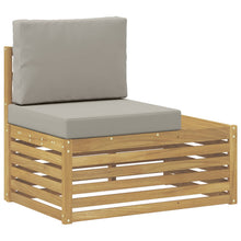 Buiten Eind Sofa Massief Acaciahout Wit