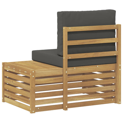 Buiten Eindbank Wit 91 x 63 x 73 cm Massief Acaciahout