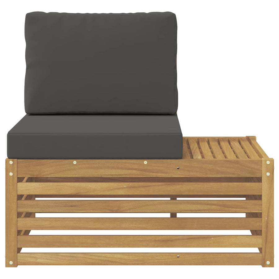 Buiten Eindbank Wit 91 x 63 x 73 cm Massief Acaciahout