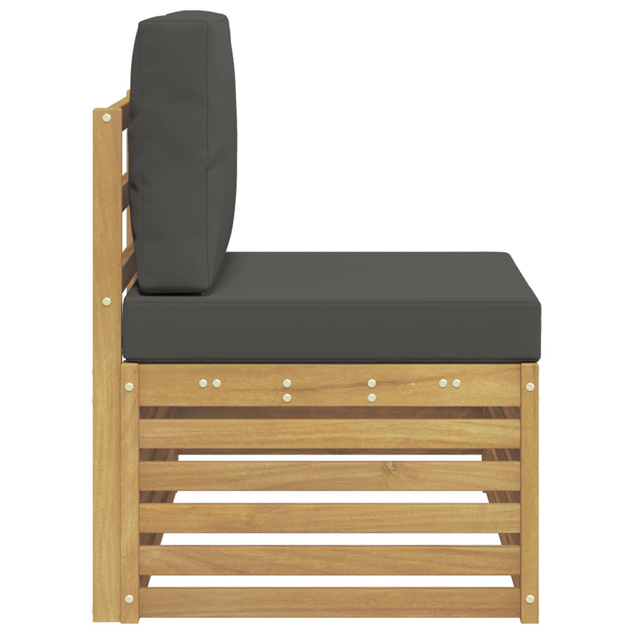 Buiten Eindbank Wit 91 x 63 x 73 cm Massief Acaciahout