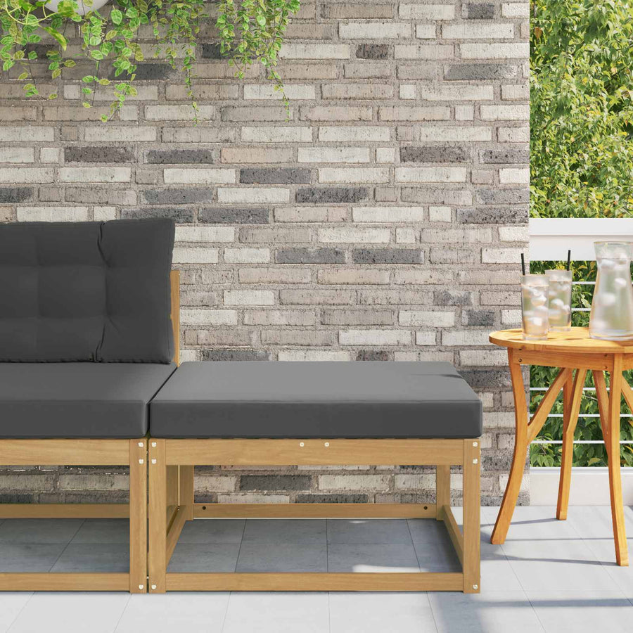 Buiten Voetenbank Polyester Wit