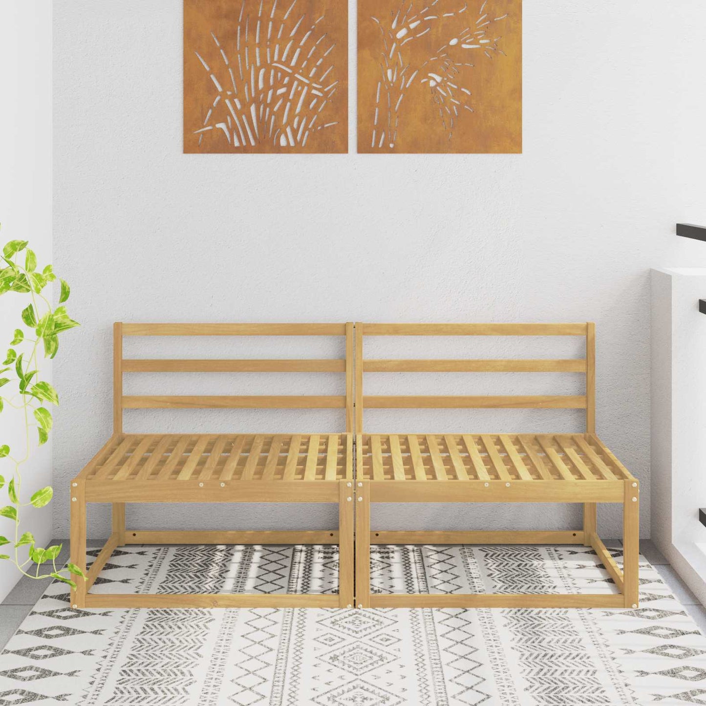 Buiten Midden Sofa Wit 158 x 83 x 73 cm