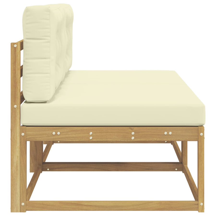 2 Stuk Buiten Midden Sofa Polyester Wit