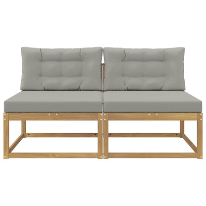 2 Stuk Buiten Midden Sofa Polyester Wit