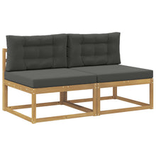 2 Stuk Buiten Midden Sofa Polyester Wit