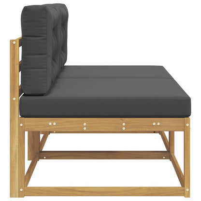 2 Stuk Buiten Midden Sofa Polyester Wit