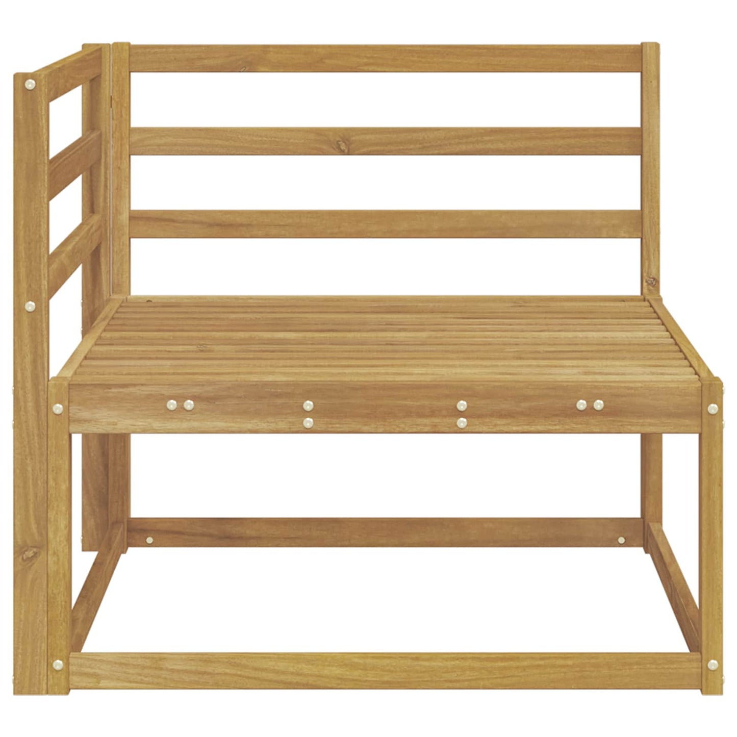Outdoor Hoekbank Wit 83 x 83 x 73 cm
