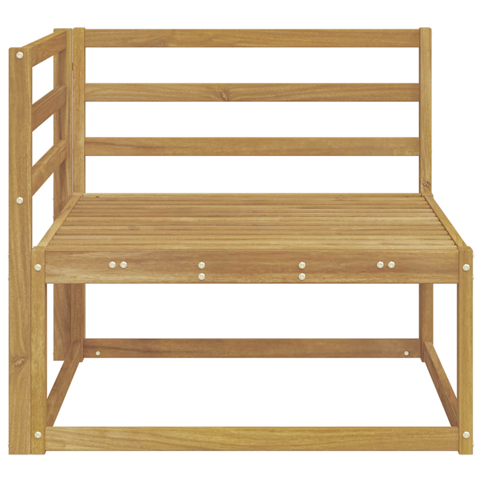 Outdoor Hoekbank Wit 83 x 83 x 73 cm