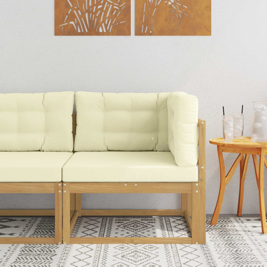 Buiten Hoek Sofa Polyester Wit