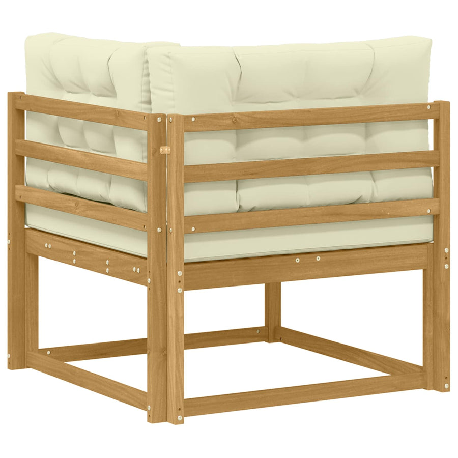 Buiten Hoek Sofa Polyester Wit