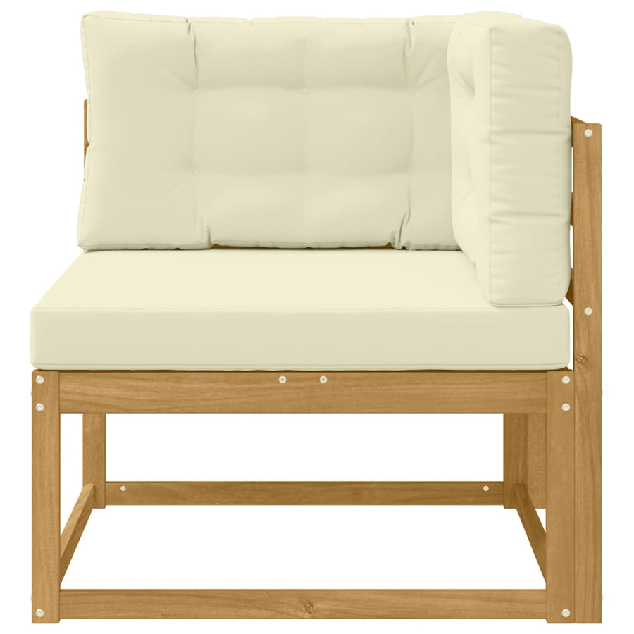 Buiten Hoek Sofa Polyester Wit
