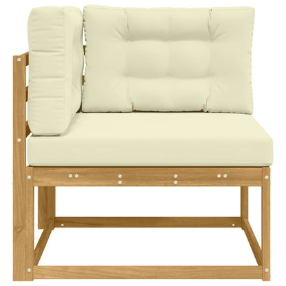 Buiten Hoek Sofa Polyester Wit