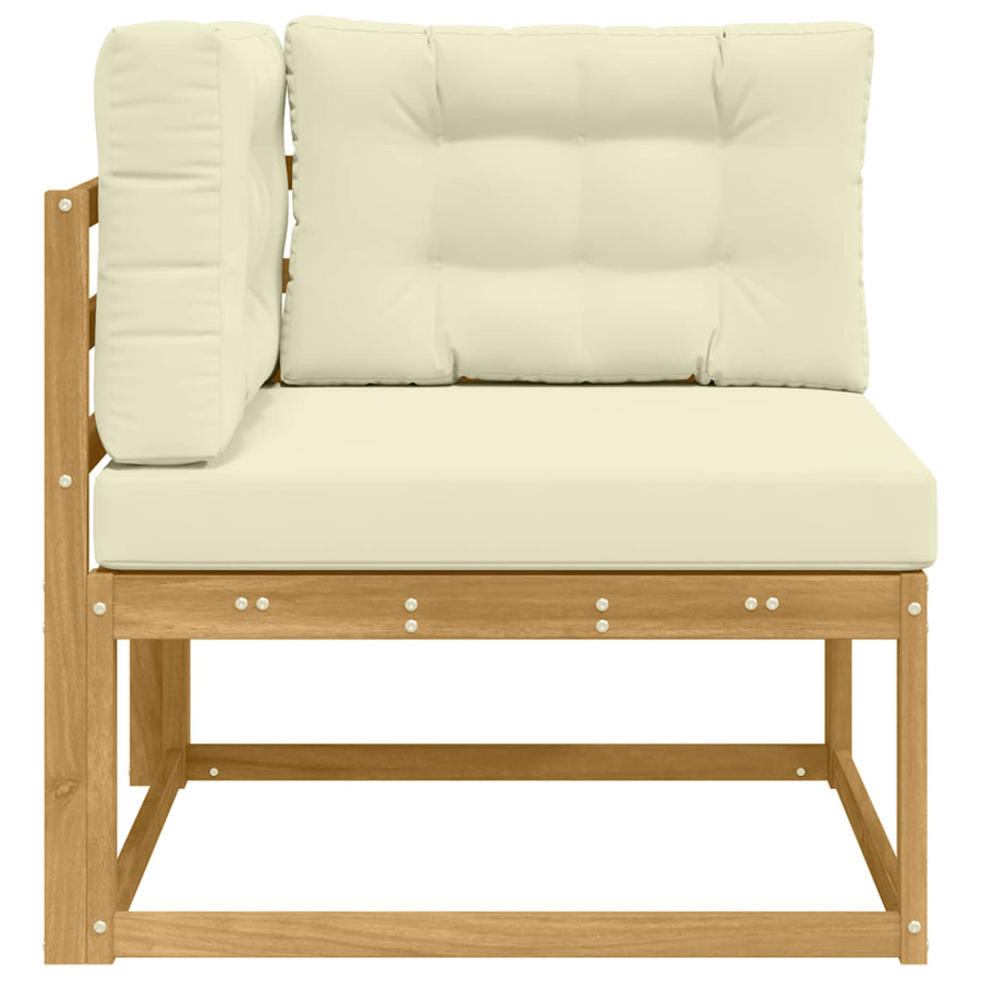 Buiten Hoek Sofa Polyester Wit