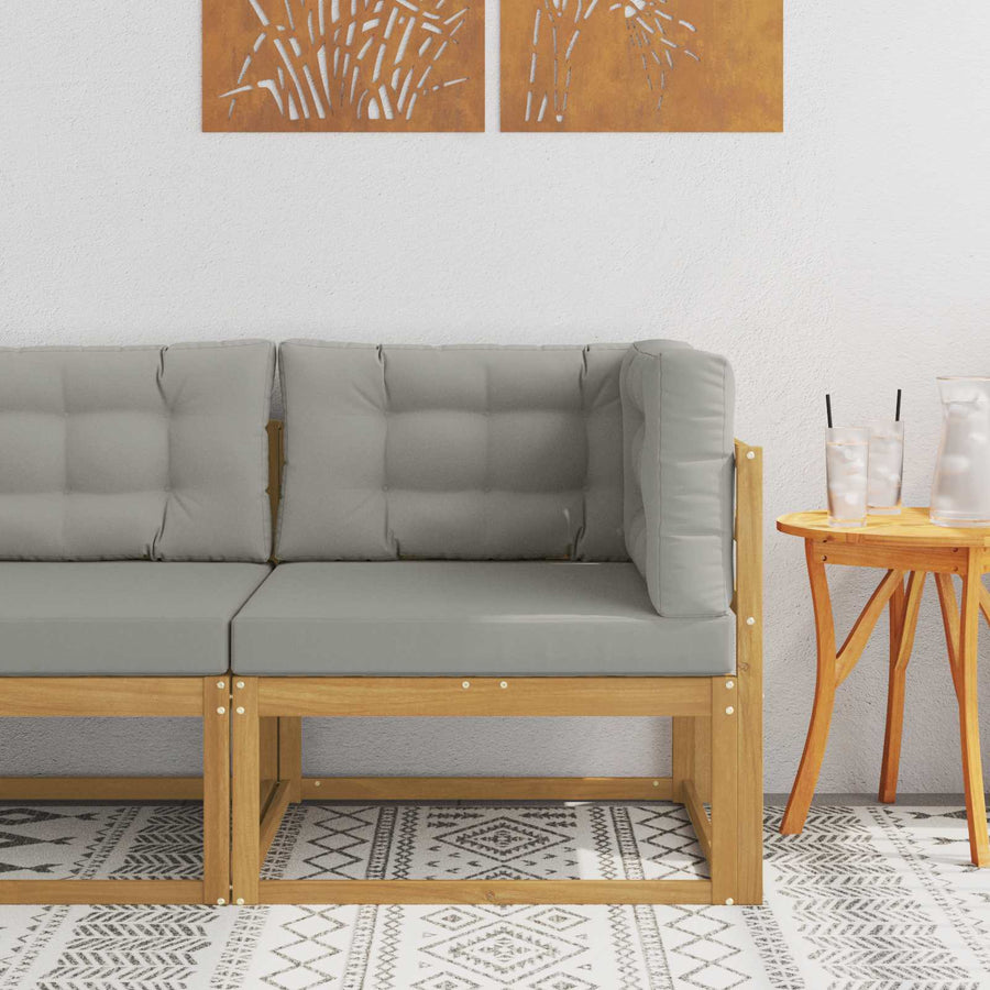Buiten Hoek Sofa Polyester Wit