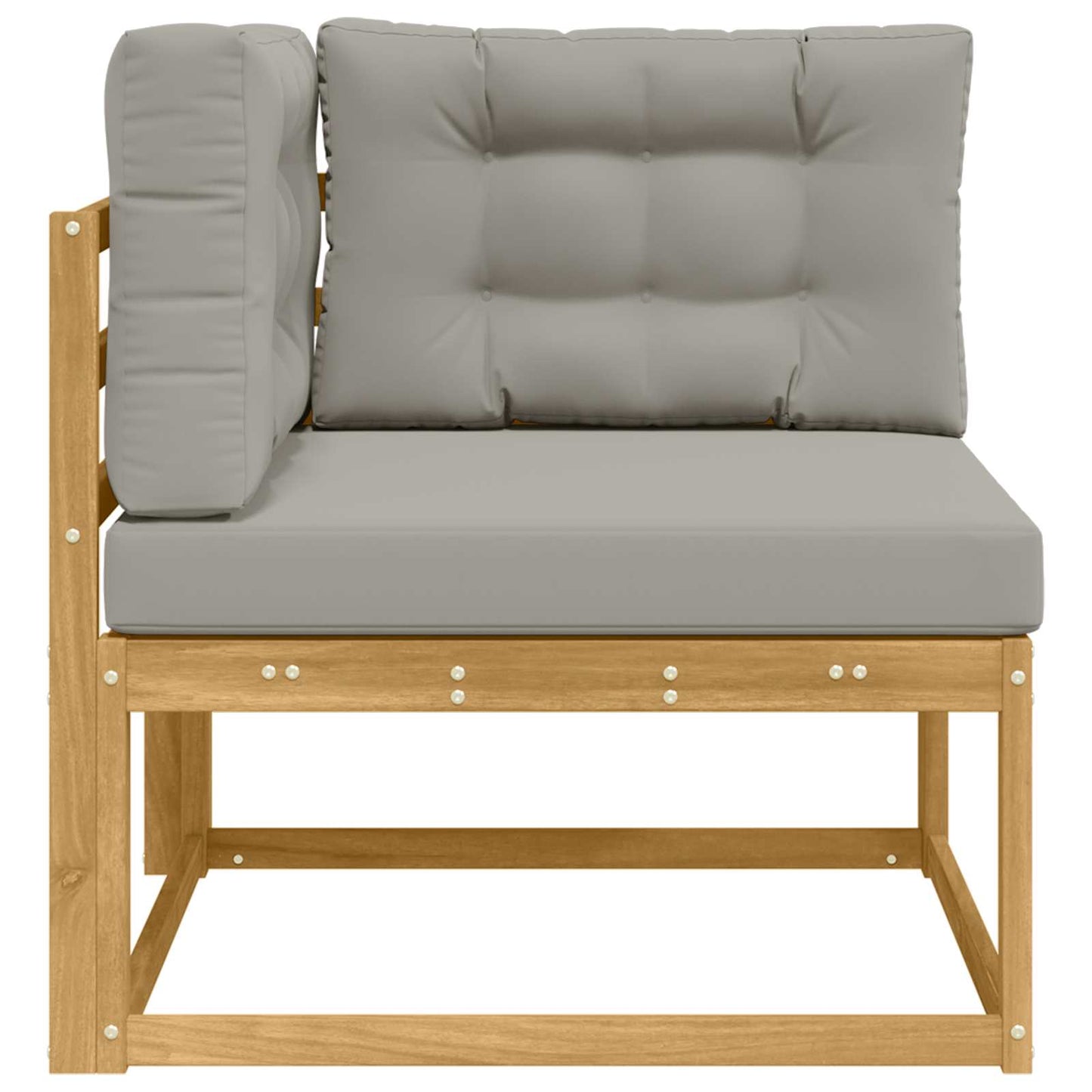 Buiten Hoek Sofa Polyester Wit