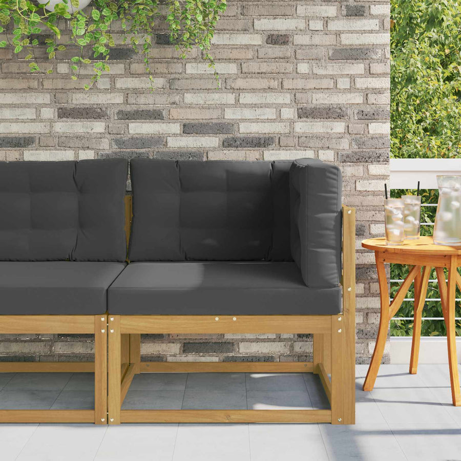 Buiten Hoek Sofa Polyester Wit