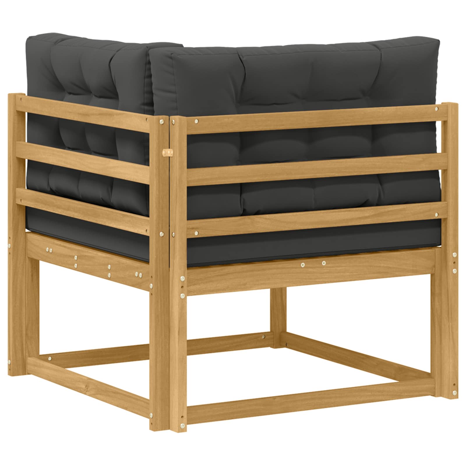 Buiten Hoek Sofa Polyester Wit